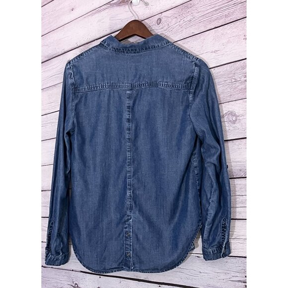 CLOTH & STONE Alanis Button Front Top - Women's SIZE XS - Picture 3 of 7